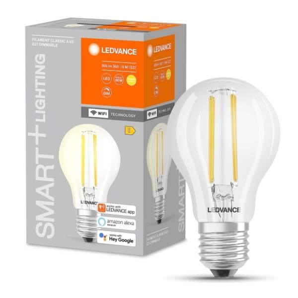 LEDVANCE Wi-Fi smart+ sijalica E27 6W 2700K 0