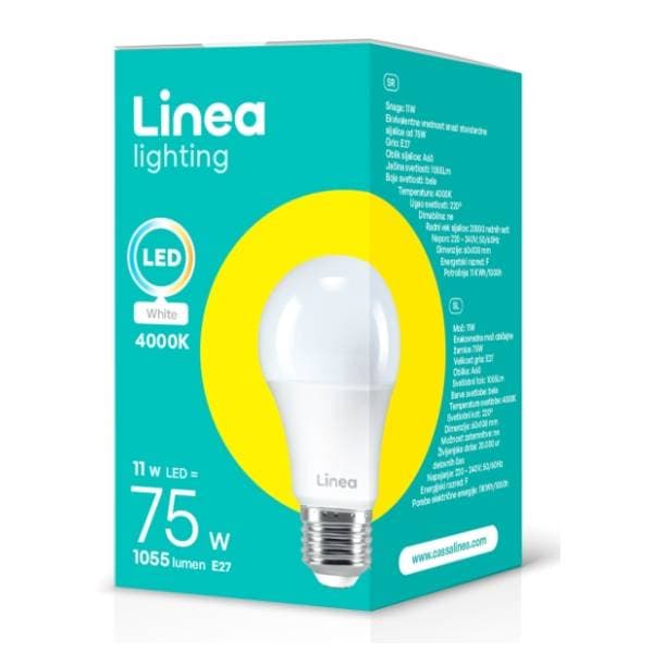LINEA LED sijalica E27 11W (75W) A60 4000K 0