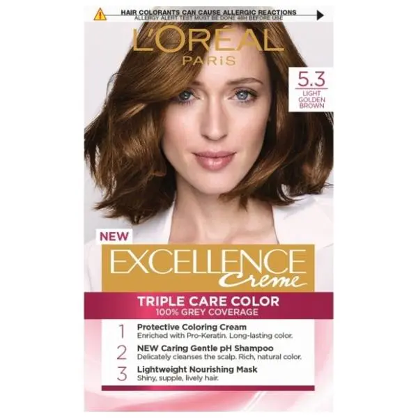 L'OREAL Excellence farba za kosu 5.3 light golden brown 0