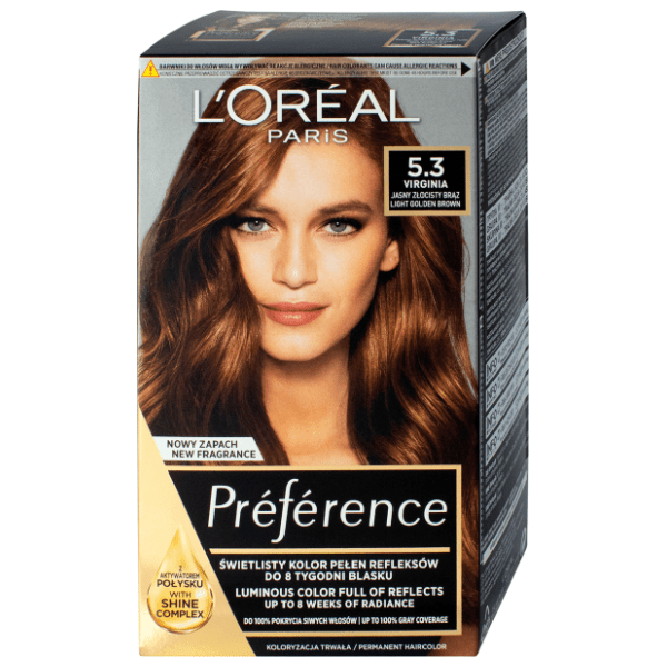 L'OREAL Preference farba za kosu 5.3 golden brown 0