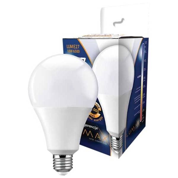 LUMAX LED sijalica E27 18W 6500K 0