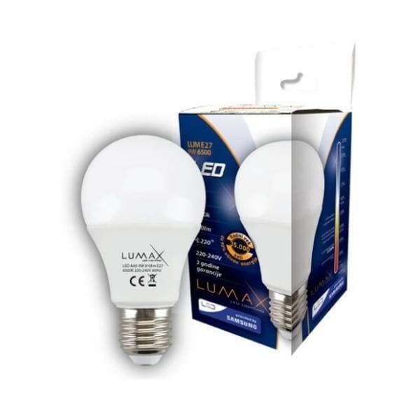 LUMAX LED sijalica E27 9W 6500K 0