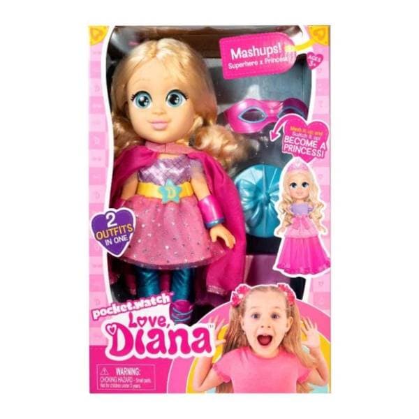 Love Diana lutka superheroj i princeza GIOCHI PREZIOSI 0