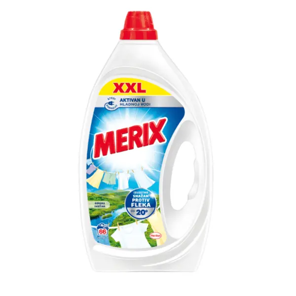 MERIX Mountain fresh tečni deterdžent 66 pranja (2,97l) 0