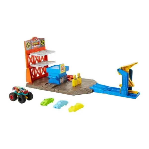 Monster truck set sa ispaljivačem HOT WHEELS 1