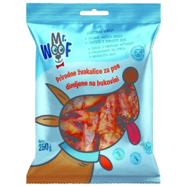 MR. WOOF žvakalice za pse svinjske nogice 2kom 0