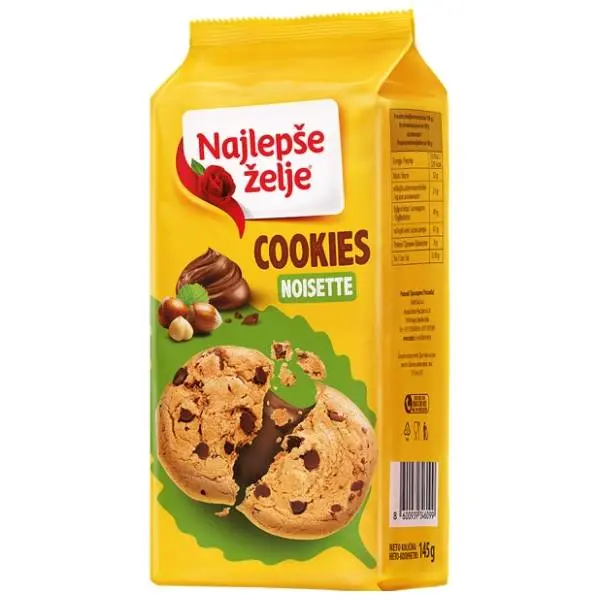 NAJLEPŠE ŽELJE Cookies noisette 145g Štark 0