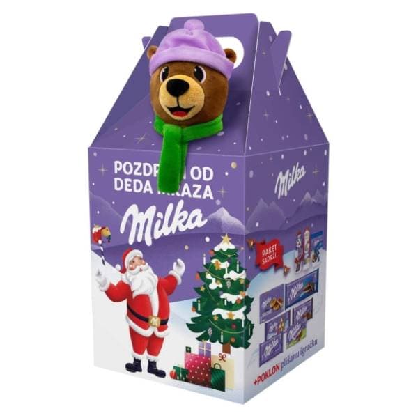 Novogodišnji paketić MILKA Xmas lutkica 978,5g 0