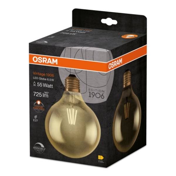 OSRAM LED filament sijalica toplo bela E27 6,5W 0