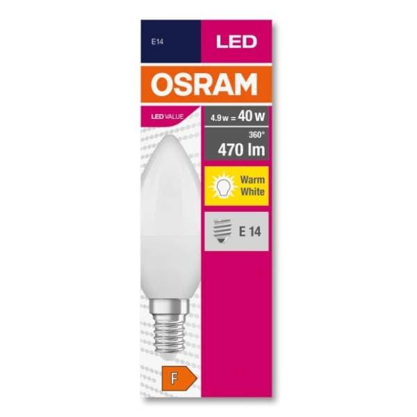OSRAM LED sijalica E14 4,9W (40W) Classic B 2700K 0