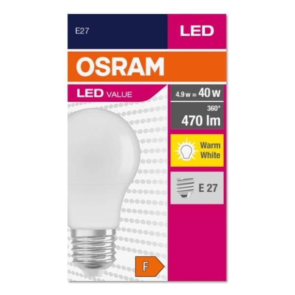 OSRAM LED sijalica E27 4,9W (40W) 2700K 0
