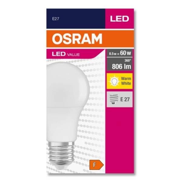 OSRAM LED sijalica E27 8,5W (60W) 2700k 0