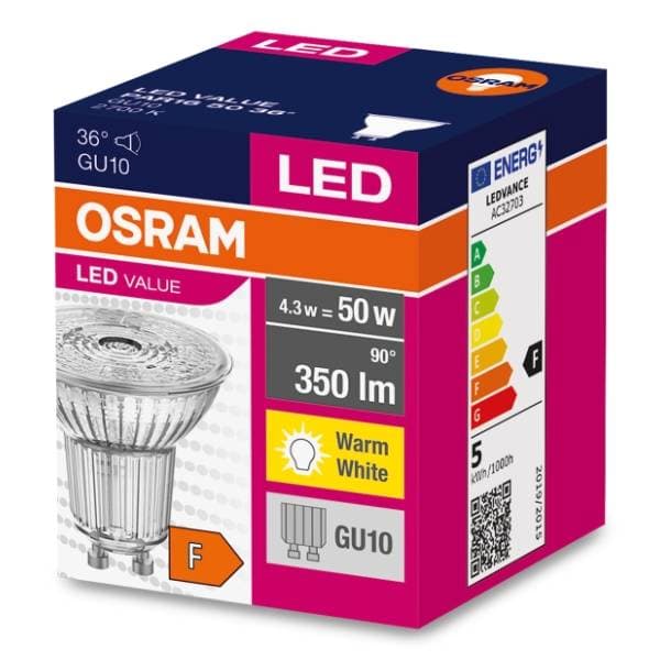 OSRAM LED sijalica GU10 4,3W 4000K 0