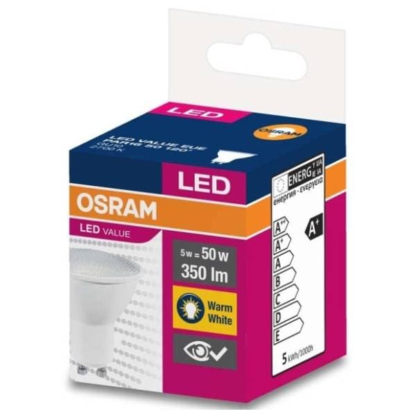OSRAM LED sijalica GU10 5W 2700K 0