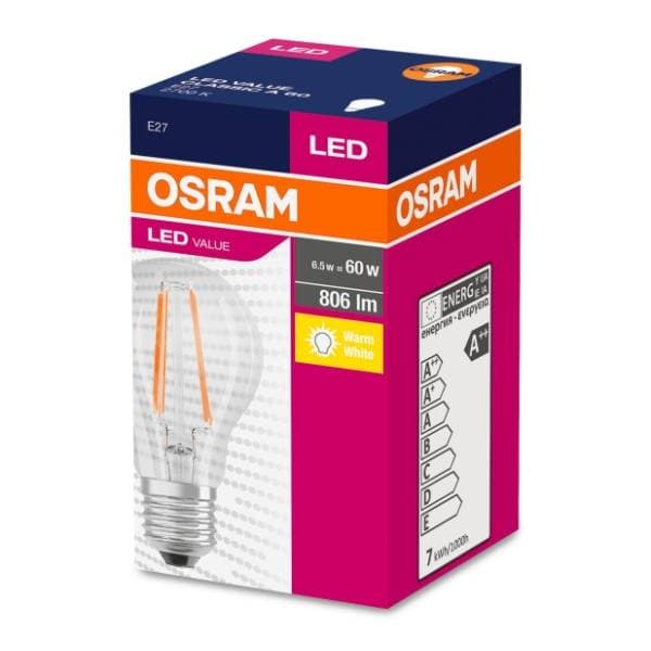 OSRAM LED sijalica hladno bela E27 6,5W 0
