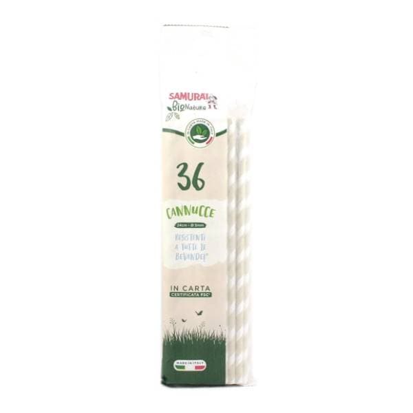 Papirne slamčice Bio nature SAMURAI 36kom 0