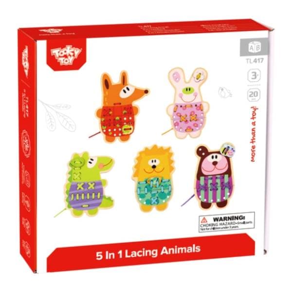 Pertlanje životinja 5u1 TOOKY TOY 0