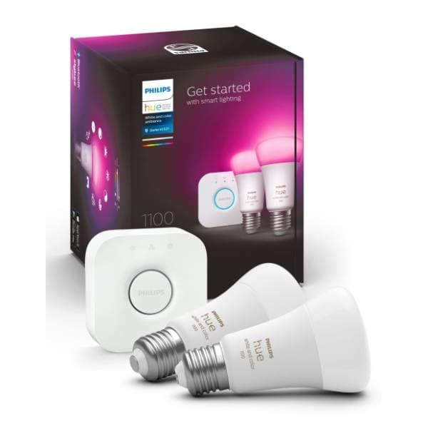 PHILIPS LED set smart sijalica E27 10,5W A60 2kom i prekidač 0