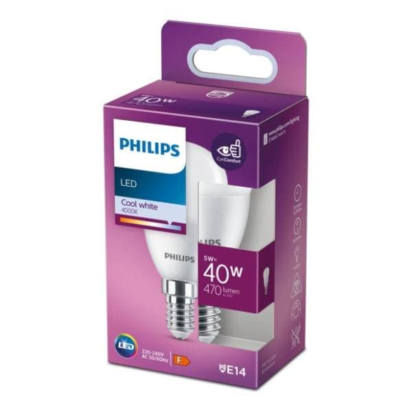 PHILIPS LED sijalica E14 5,5W (40W) P45 CW FR ND 0