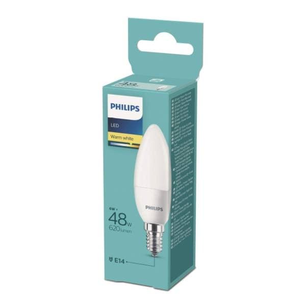 PHILIPS LED sijalica E14 6W (48W) B35 WW FR ND 1PF/12 0