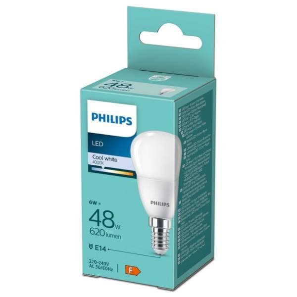 PHILIPS LED sijalica E14 6W (48W) P45 E14 CW FR ND 1PF/12 0