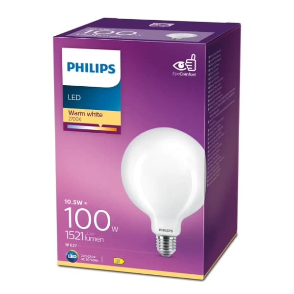 PHILIPS LED sijalica E27 10,5W (100W) WW G120 FRNDRFSRT4 0