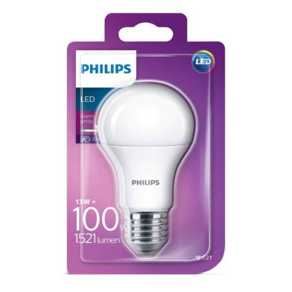 PHILIPS LED sijalica E27 13W (100W) A60 WW MAT ND PS752 0