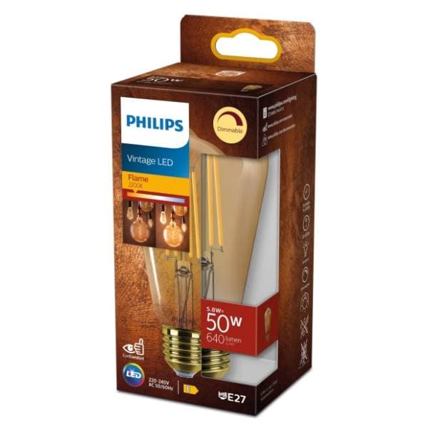 PHILIPS LED sijalica E27 5,8W (50W) 922 GOLD DIM 1PF/4 0