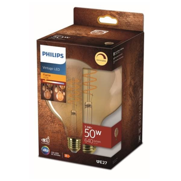 PHILIPS LED sijalica E27 7,3W (50W) G120 E27 922 SP 1PF/4 0
