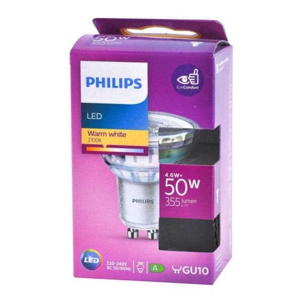 PHILIPS LED sijalica GU10 4,6W (50W) WW 36D RF ND PS739 0