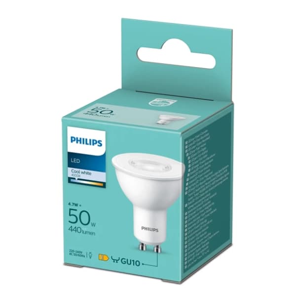 PHILIPS LED sijalica GU10 4,7W (50W) CW 36D ND 1PF/6 DISC 0