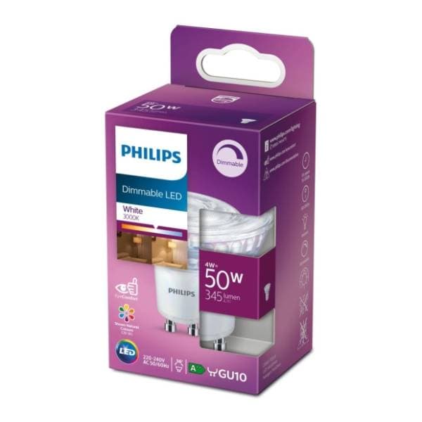 PHILIPS LED sijalica GU10 4W (50W) C90 CW PS754 0