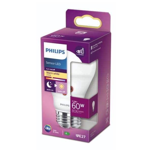 PHILIPS LED sijalica sa senzorom E27 7,5W WW FR ND SRT4 PS740 0