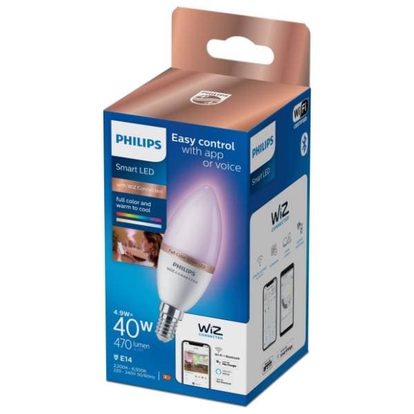 PHILIPS LED smart sijalica E14 4,9W C37 922-65 WFB RGB 1PF/6 0