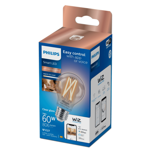 PHILIPS LED smart sijalica E27 60W PHI WFB A60 927-65 1PF/6 0