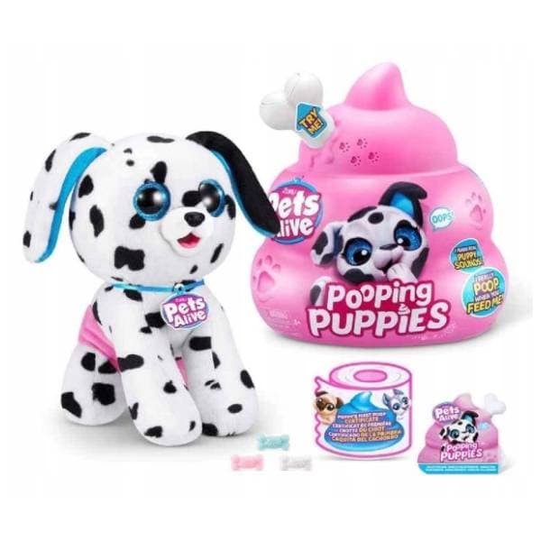 Plišana igračka Kuca poopy Pets Alive ZURU 1