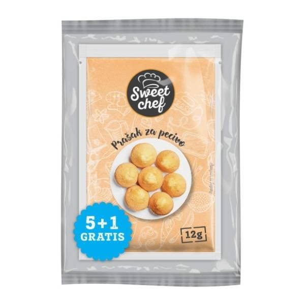 Prašak za pecivo SWEET CHEF 6x12g 0