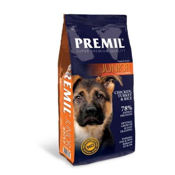 PREMIL Junior hrana za pse piletina, ćuretina i tuna 15kg 0