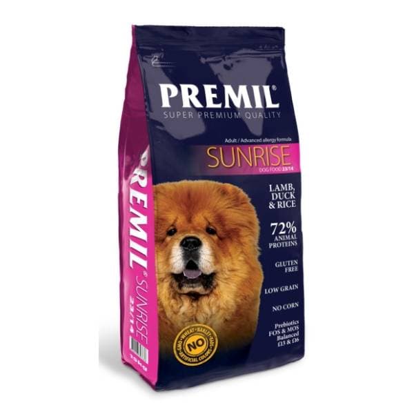 PREMIL Sunrise hrana za pse jagnjetina, pačetina i tuna 15kg 0