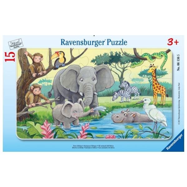 Puzzle Bebe životinje u Africi RAVENSBURGER 0
