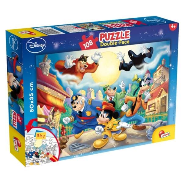 Puzzle Mickey detektiv 2u1 složi i oboji LISCIANI 0