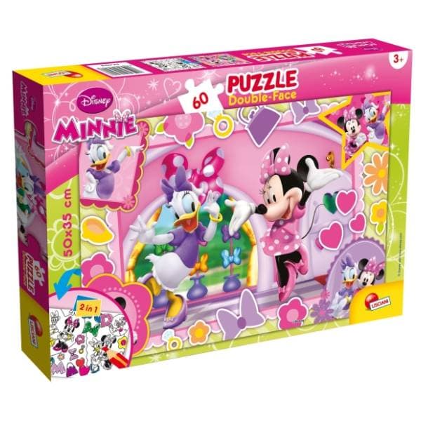Puzzle Minnie 2u1 složi i oboji LISCIANI 0