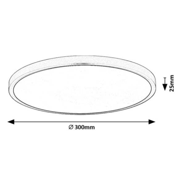 RABALUX LED plafonjera 24W fi 30cm Paulos 71072 1
