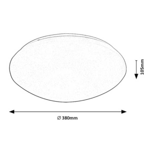 RABALUX LED plafonjera 24W fi 38cm Lucas 71134 1