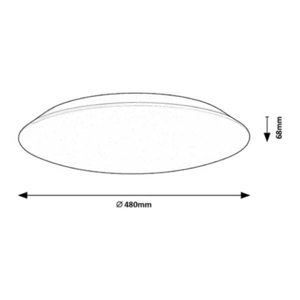 RABALUX LED plafonjera 45W fi 48cm Rorik 71125 1