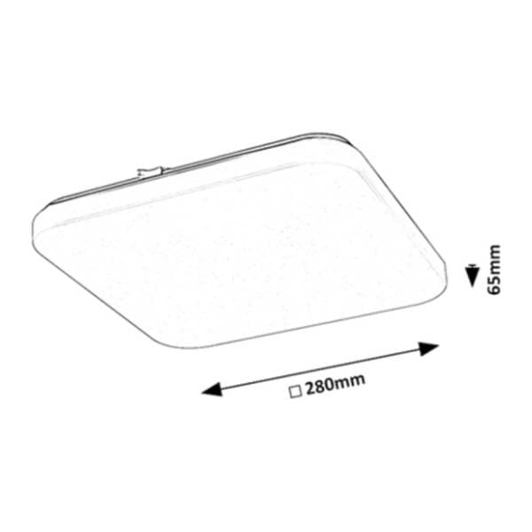 RABALUX LED plafonjera 12W Vendel 75013 1