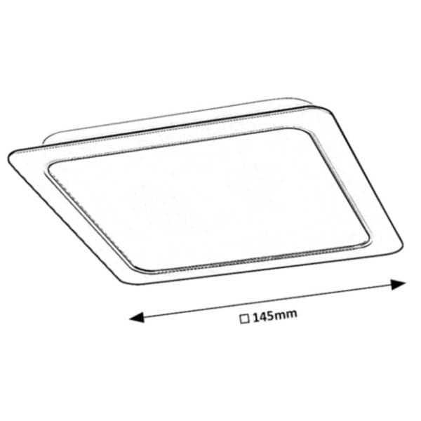 RABALUX LED ugradni panel 12W Shaun 2683 2