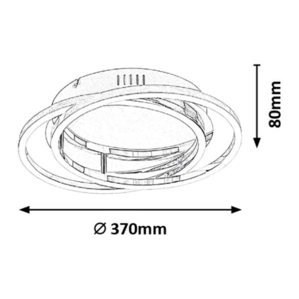 RABALUX LED plafonjera 40W Selena 2184 2
