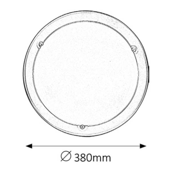 RABALUX plafonjera 2x60W E27 fi 38cm Ufo 5151 1