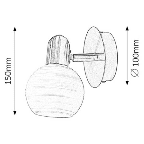 RABALUX spot svetlo 40W E14 Aurel 6341 1